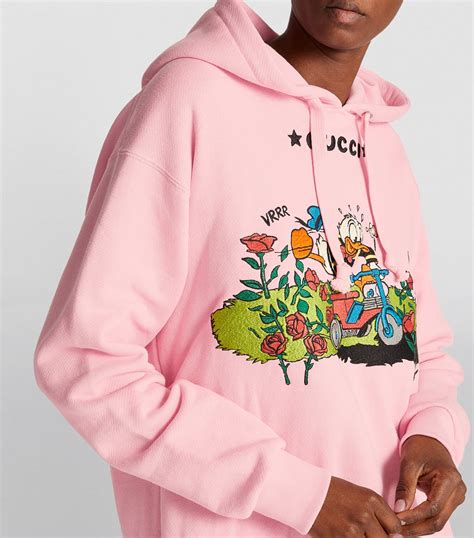 gucci x disney hooded sweatshirt|Gucci donald duck hoodie.